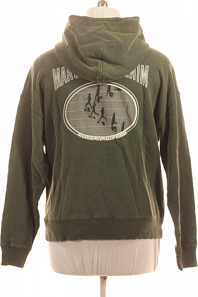 Marc O´Polo Pánská zelená mikina s kapucí oversized streetwear přes hlavu Vel. m | Marc O´Polo | obrázek 2