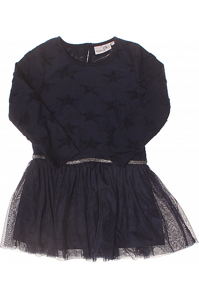 Happy Girls Tmavě Modré Dívčí šaty S Hvězdami A Tylovou Sukní
