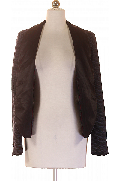 Společenské vypasované saka vzorované polyesterové Velikost 38 | Unimoda | obrázek 4