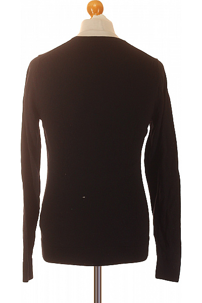 Calvin Klein Pánský vlněný černý basic pulovr dlouhý rukáv přes hlavu Velikost EU M | Calvin Klein | obrázek 2