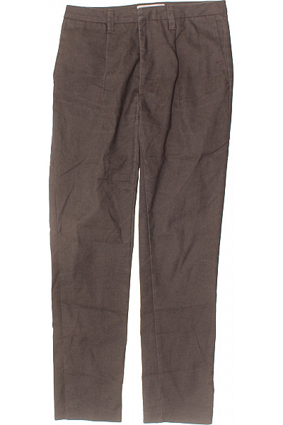 Hope Dámské hnědé látkové rovné kalhoty ležérní s kapsami Velikost 36 | Hope | obrázek 2