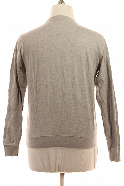 VERSACE Pánská šedá mikina bez kapuce s dlouhým rukávem a potiskem streetwear Velikost L | VERSACE | obrázek 3