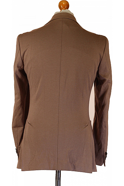 JOOP! Pánské Hnědé Jednořadé Vypasované Ležérní Sako Na Běžné Nošení Vel. M | JOOP! | obrázek 3