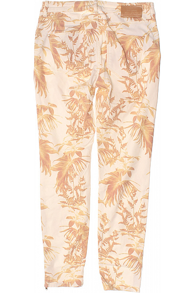 Mos Mosh Dámské bavlněné kalhoty s potiskem džungle skinny ležérní jarní letní Vel. 28 | Mos Mosh | obrázek 3