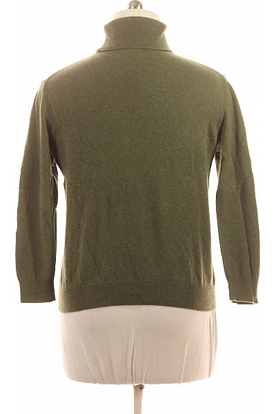 Dámský zelený rolák basic pletený žebrovaný přes hlavu Velikost XL | Unimoda | obrázek 2