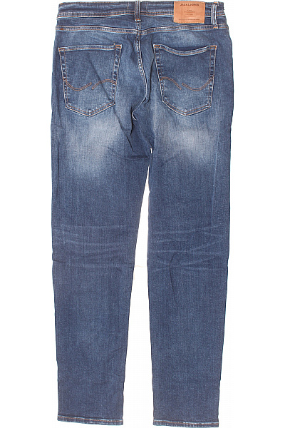 JACK & JONES Pánské Rovné Džíny Modré | JACK & JONES | obrázek 2