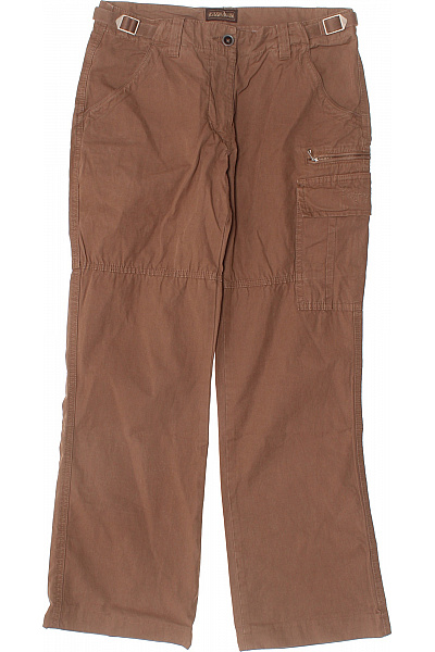 NAPAPIJRI Dámské bavlněné hnědé cargo volnočasové široké kalhoty s kapsami Vel. 44 | NAPAPIJRI | obrázek 2