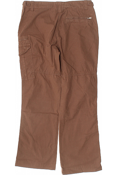 NAPAPIJRI Dámské bavlněné hnědé cargo volnočasové široké kalhoty s kapsami Vel. 44 | NAPAPIJRI | obrázek 3