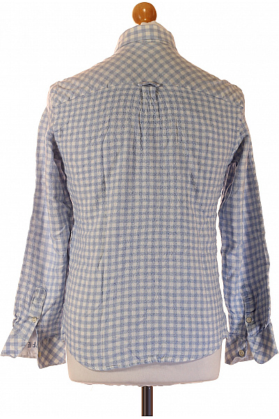 Luis Trenker Pánská Modalová Kostkovaná Flanelová Košile Světle Modrá Velikost XL | Luis Trenker | obrázek 3