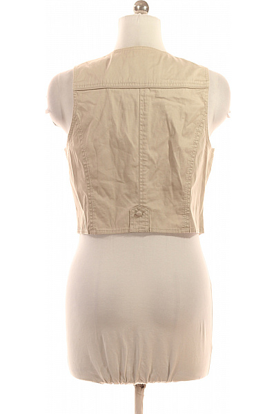 Street One Dámská béžová krátká vesta vojenský styl s knoflíky Vel. 42 | Street One | obrázek 3