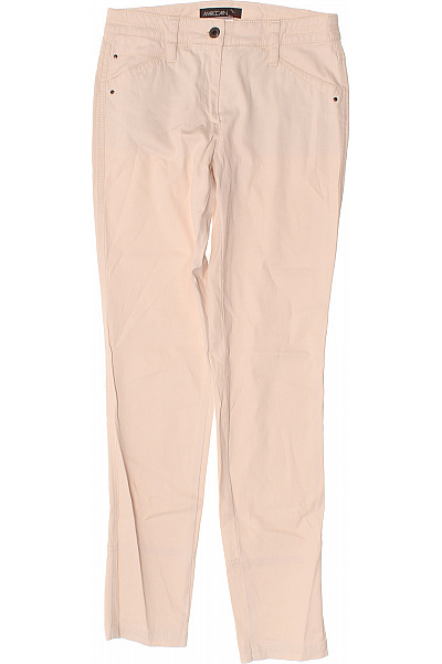 MARCCAIN Dámské bavlněné béžové chinos rovné ležérní s kapsami jarní letní Vel. 1 | MARCCAIN | obrázek 2