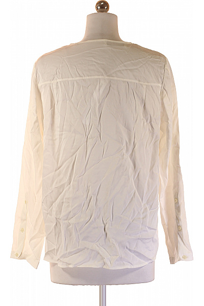 Marc O´Polo Bílá halenka s dlouhým rukávem a výstřihem do V Vel. 34 | Marc O´Polo | obrázek 3