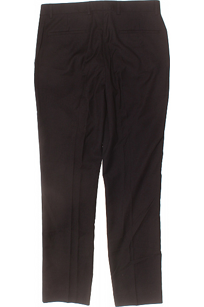 LINDBERGH Pánské oblekové kalhoty černé rovné elegantní business látkové Vel. 46 | LINDBERGH | obrázek 3