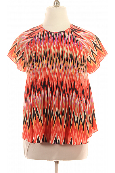 BETTY BARCLAY dámská halenka s krátkým rukávem vzorovaná oranžová Velikost 48 | BETTY BARCLAY | obrázek 2