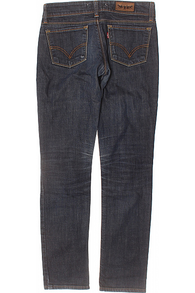 LEVIS Dámské Slim Fit Džíny Tmavě Modré Bavlněné Klasické S Kapsami Velikost 28/32 | LEVIS | obrázek 2