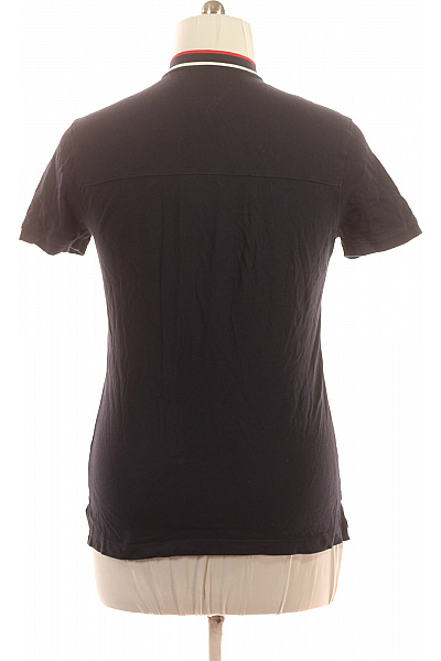 TOMMY HILFIGER Pánské tmavě modré polo tričko s krátkým rukávem a stojáčkem Vel. L | TOMMY HILFIGER | obrázek 3