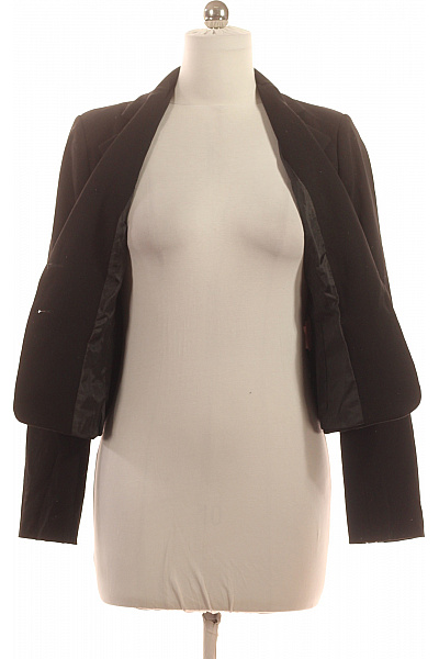 KOOKAI Černé vypasované sako elegantní business dvouřadé do pasu Velikost 40 | KOOKAI | obrázek 4