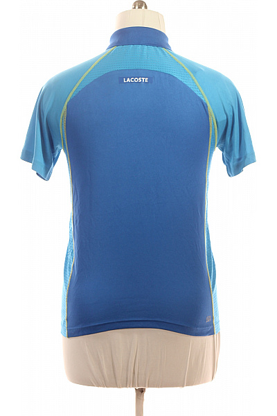 LACOSTE Pánské sportovní polo tričko modré se zipem a raglánovým rukávem Vel. M | LACOSTE | obrázek 3