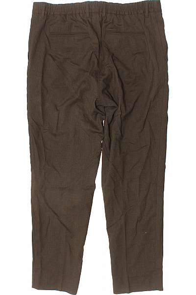 J.Lindeberg Pánské hnědé společenské oblekové kalhoty rovné s pružným pasem Velikost 56 | J.Lindeberg | obrázek 2