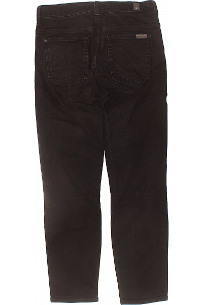 Dámské černé strečové skinny džíny klasické s kapsami Vel. 27 | Unimoda | obrázek 2