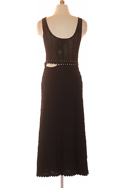 CLAUDIE PIERLOT Černé pletené šaty bez rukávů maxi Velikost XS | CLAUDIE PIERLOT | obrázek 2