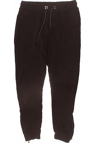 Pánské Tepláky Černé Vel. M