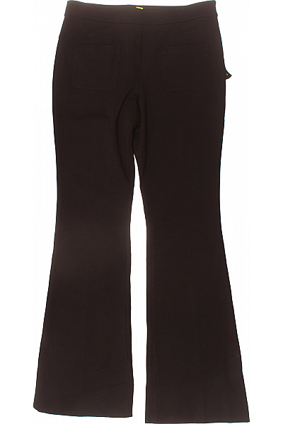 DOROTHEE SCHUMACHER Dámské Tmavé Rozšířené Kalhoty S Kapsami Elegantní Dlouhé Velikost 5