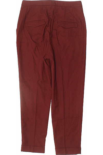 Esprit Dámské bordó chino kalhoty s puky ležérní rovné Velikost EU 38 | Esprit | obrázek 2