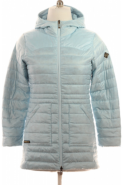 POWDERHORN Dámská prošívaná lehká přechodová bunda s kapucí světle modrá Vel. L | POWDERHORN | obrázek 2