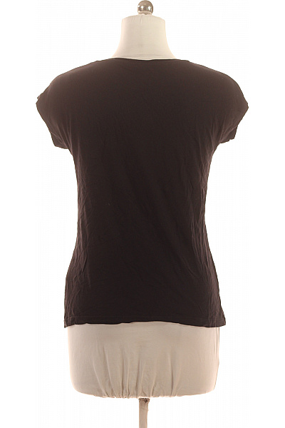 Sublevel Dámské viskózové černé tričko s krátkým rukávem a flitry s potiskem léta Vel. m | Sublevel | obrázek 3