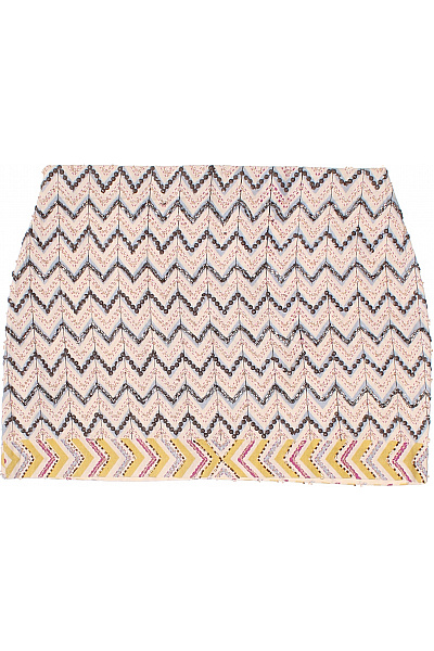 ZARA Bavlněná vzorovaná krátká áčková sukně žlutá růžová Velikost S | ZARA | obrázek 2