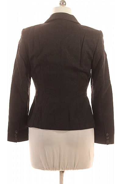 Marks & Spencer Vlněné sako tmavě hnědé vypasované elegantní business podzimní zimní Velikost 38 | Marks & Spencer | obrázek 3