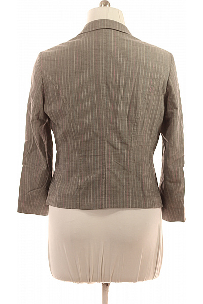 RENÉ LEZARD Dámský vypasovaný blejzr pruhovaný business s 3/4 rukávem Velikost 44 | RENÉ LEZARD | obrázek 2