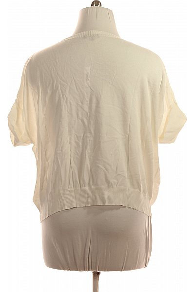 MORE & MORE Dámská pletená halenka s krátkým rukávem bílá Vel. 44 | MORE & MORE | obrázek 2