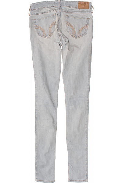 Hollister Dámské světle modré strečové skinny džíny Velikost 24 | Hollister | obrázek 2