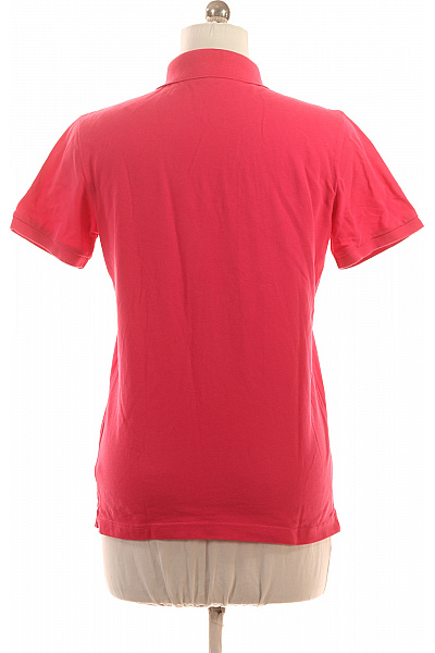 GANT Dámské bavlněné polo tričko s krátkým rukávem a límečkem růžové Velikost m | GANT | obrázek 2