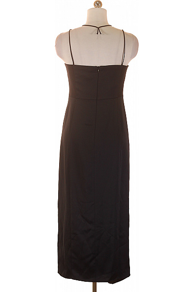 marella Dámské letní šaty na ramínka elegantní černé dlouhé Vel. XS | marella | obrázek 3