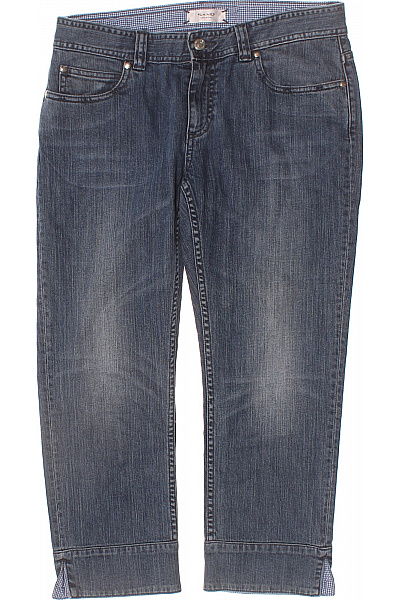 SAND COPENHAGEN Dámské Bavlněné Džíny Tříčtvrteční Modré Ležérní S Kapsami Vel. 29