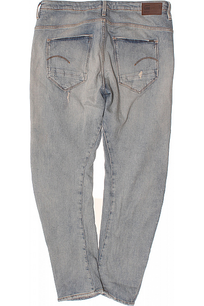 G-Star Dámské modré rifle seprané s dírami boyfriend střih na knoflíky Vel. 27 | G-Star | obrázek 2