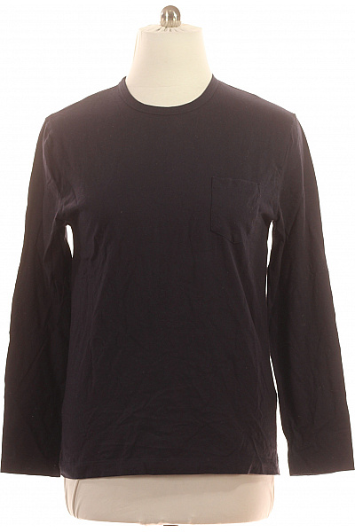 mey Pánské Tričko Dlouhý Rukáv Jednobarevné Basic S Kapsou Tmavě Modré Vel. 52 | mey | obrázek 2