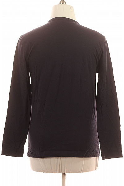 mey Pánské Tričko Dlouhý Rukáv Jednobarevné Basic S Kapsou Tmavě Modré Vel. 52 | mey | obrázek 3