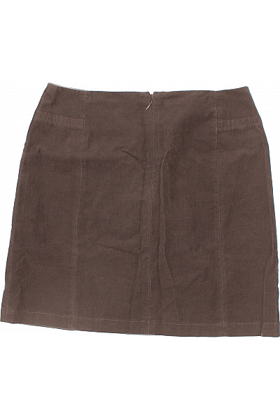windsor. Dámská bavlněná hnědá pouzdrová mini sukně rovná se zipem Velikost 40 | windsor. | obrázek 3