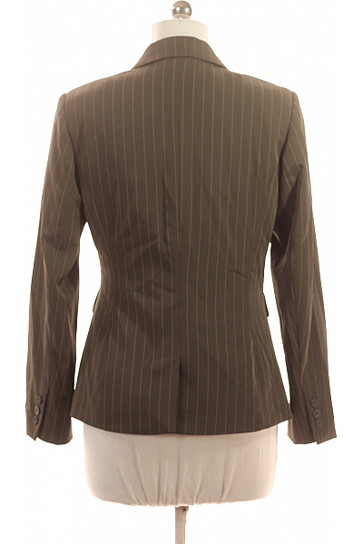 Heine Dámské hnědé sako pruhované vypasované elegantní business jednořadé Velikost 38 | Heine | obrázek 3