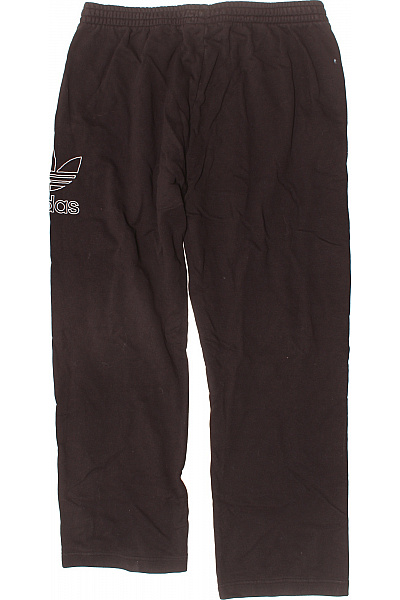 ADIDAS Pánské tmavě hnědé volné tepláky s potiskem Adidas Vel. 2XL | ADIDAS | obrázek 2