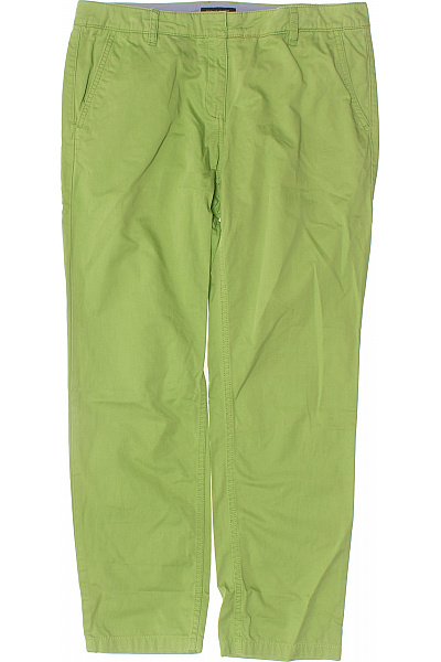 TOMMY HILFIGER Dámské bavlněné zelené chinos volné rovné s kapsami letní Velikost 8 | TOMMY HILFIGER | obrázek 2