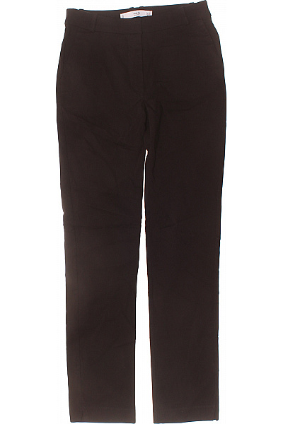 MANGO Dámské černé oblekové rovné kalhoty elegantní dlouhé s kapsami Velikost 34 | MANGO | obrázek 2