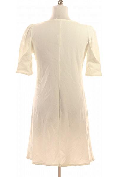 Rinascimento Bílé letní šaty ke kolenům krátký rukáv jednoduché rovné Vel. l | Rinascimento | obrázek 2