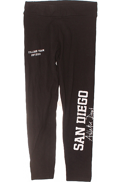 Terranova Dětské Dívčí Legíny Černé College Team San Diego Sportovní Velikost 128/134