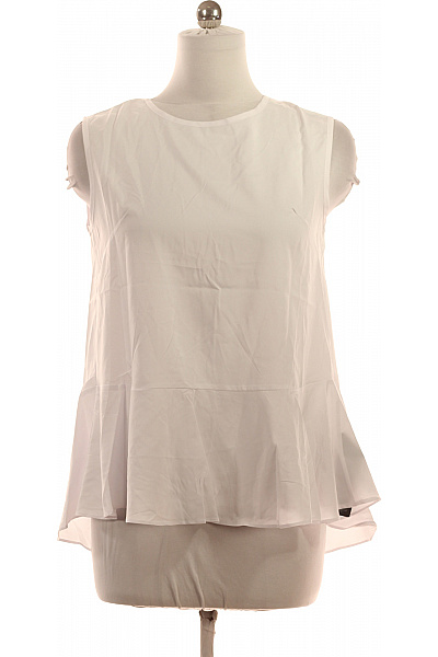 APART Bílá halenka bez rukávů volná peplum Velikost S/M | APART | obrázek 2