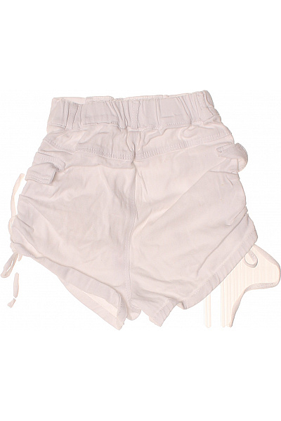 Dívčí bílé kraťasy s knoflíky a šňůrkami | Unimoda | obrázek 2